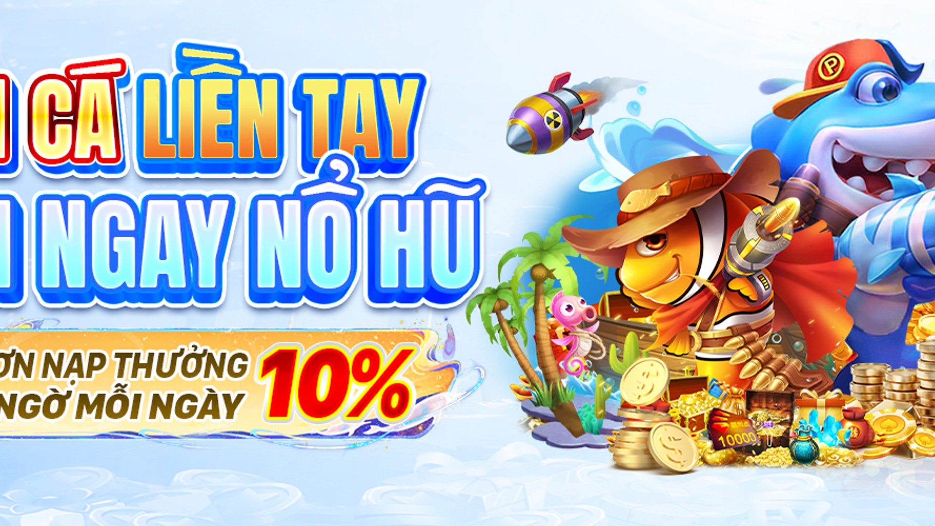 Hình ảnh đại dương sôi động với các loài cá và hiệu ứng nổ hũ ww88